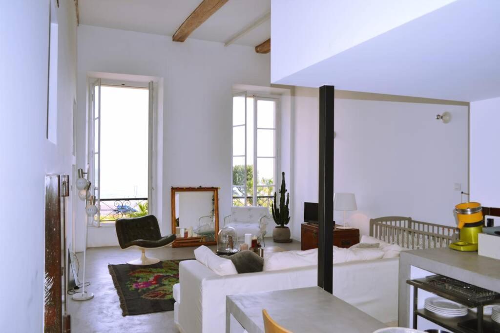 Ferienwohnung 06J - Superb Duplex Loft With Ac - Sea View Nizza Exterior foto