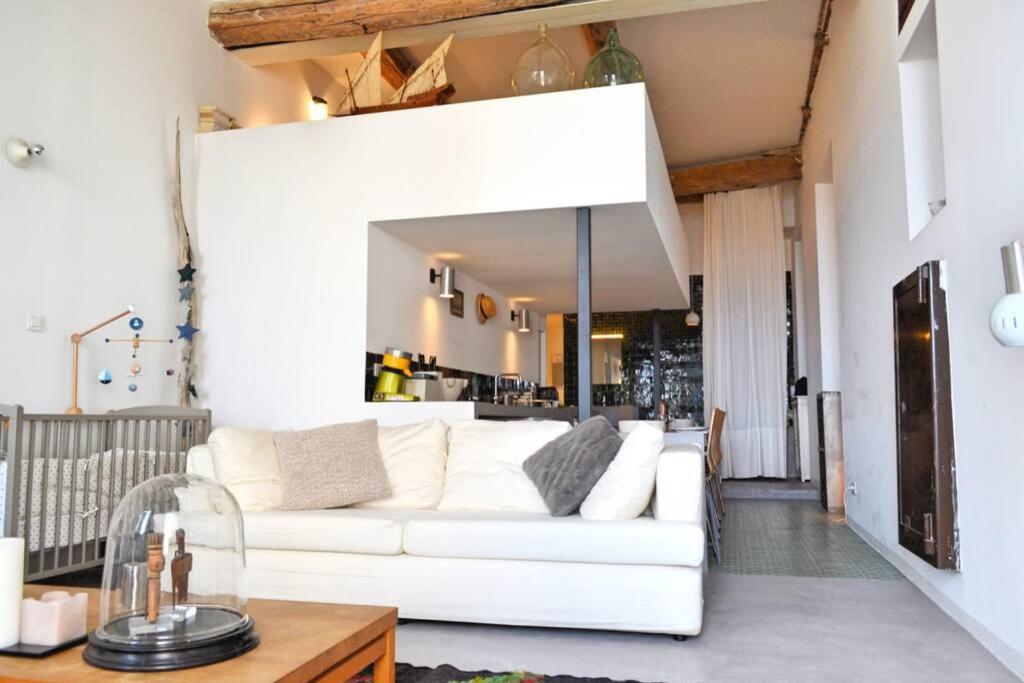 Ferienwohnung 06J - Superb Duplex Loft With Ac - Sea View Nizza Exterior foto